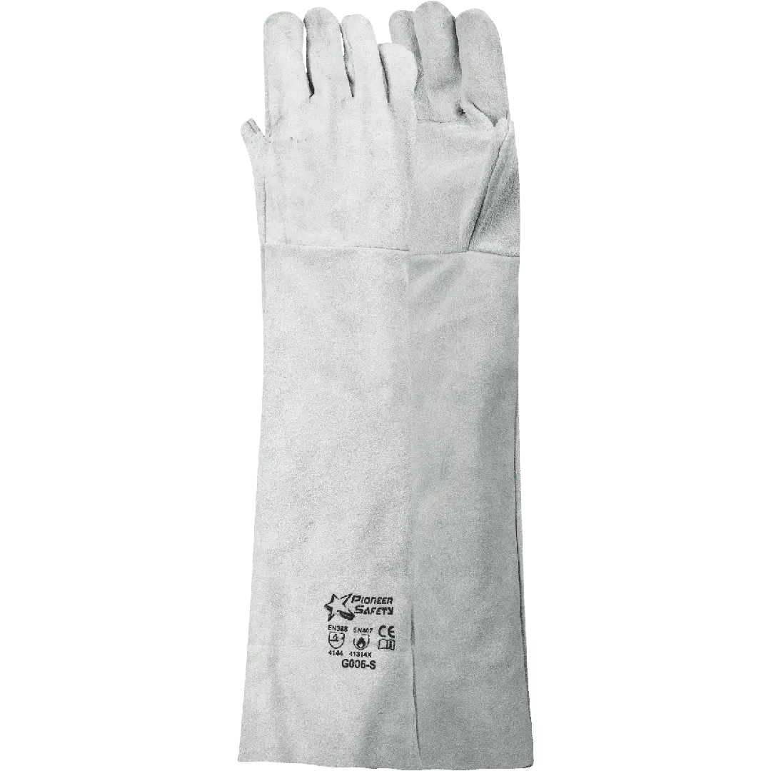 400mm 16'' Chrome leather welding gloves