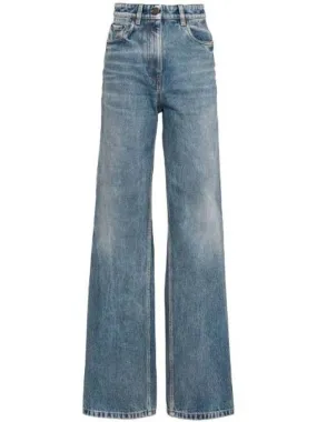 5 Pocket Denim Straight Jeans Sky Blue