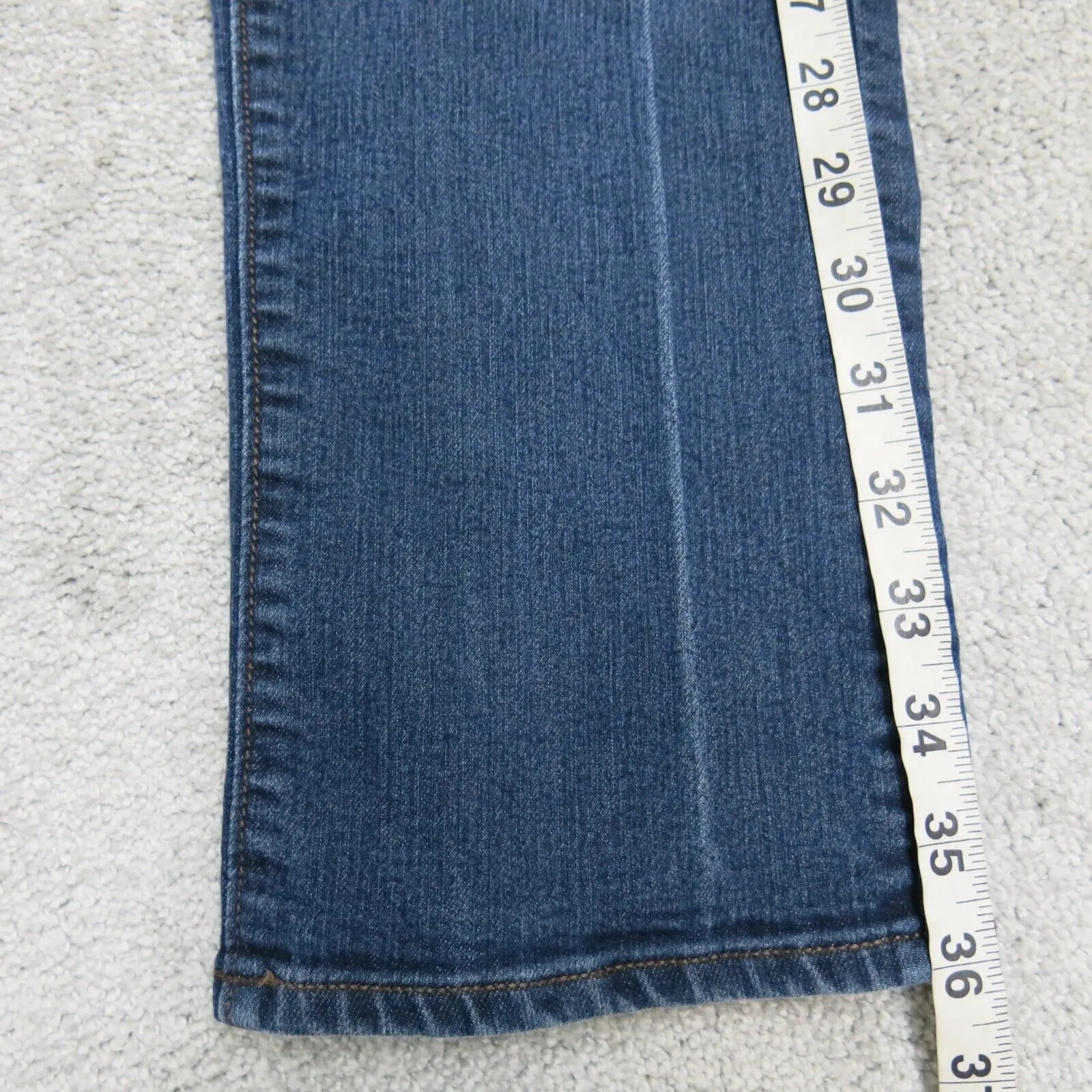 Ann Taylor Loft Womens Modern Straight Leg Jeans Denim Low Rise Blue Size 30/10P