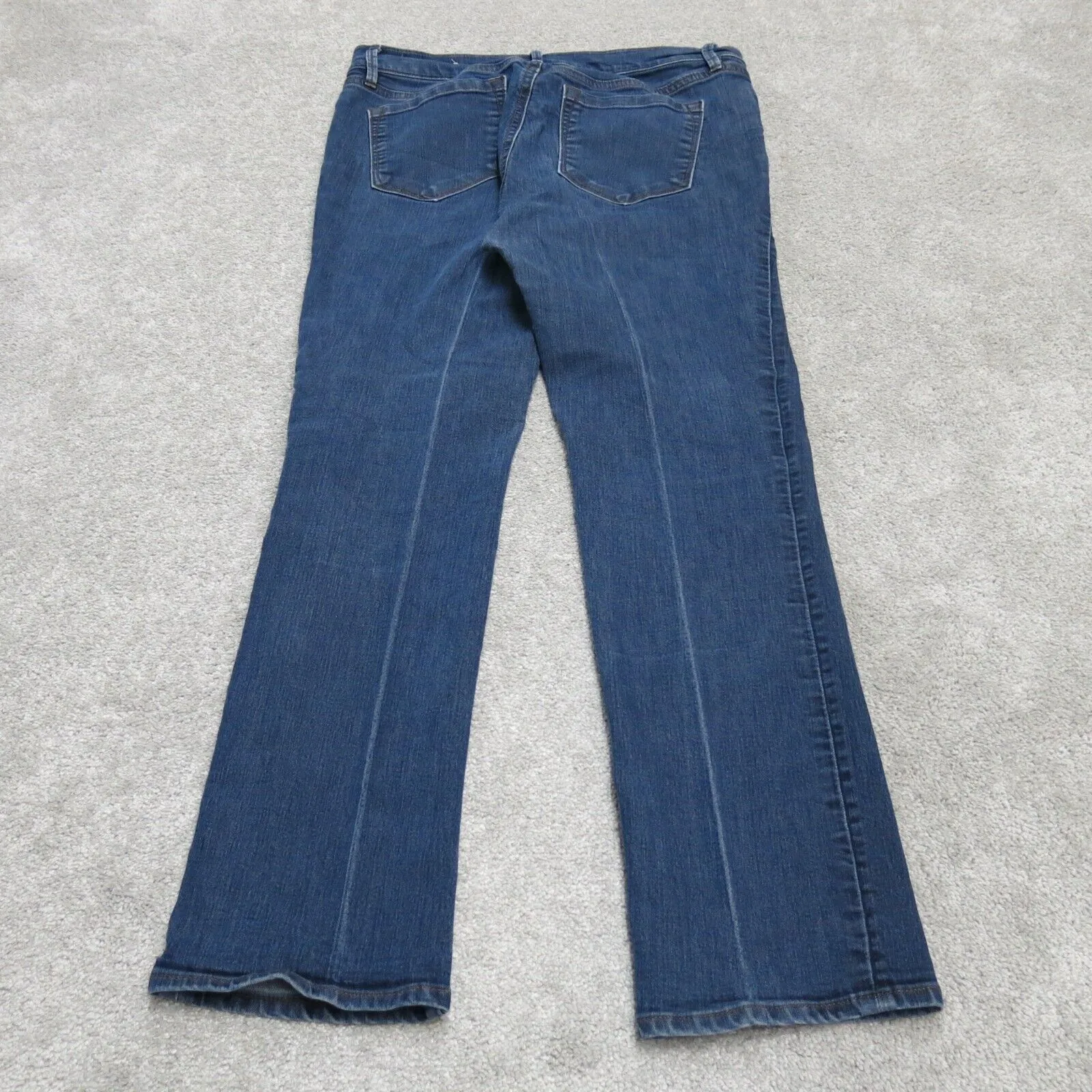 Ann Taylor Loft Womens Modern Straight Leg Jeans Denim Low Rise Blue Size 30/10P