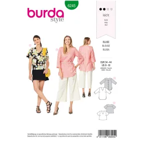 BURDA - 6245 Tunic Top with V-Neck