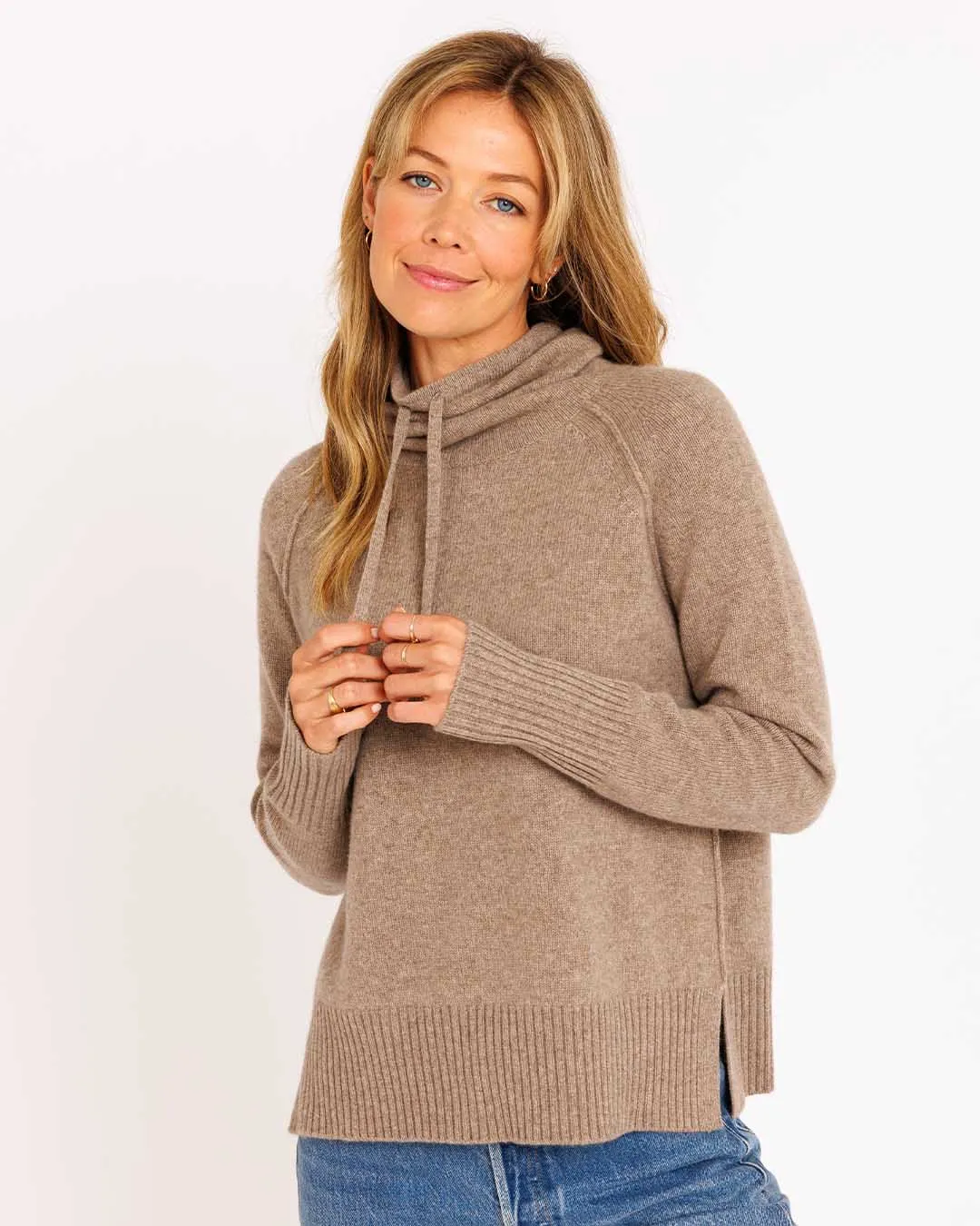 Cashmere Drawstring Funnel