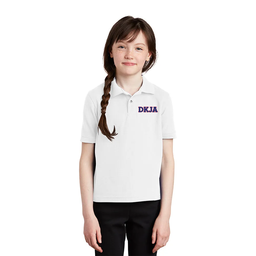 DKJA Unisex Pique Polo LOWER