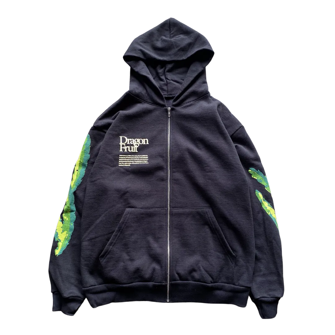 Dragonfruit Zip-Up Hoodie