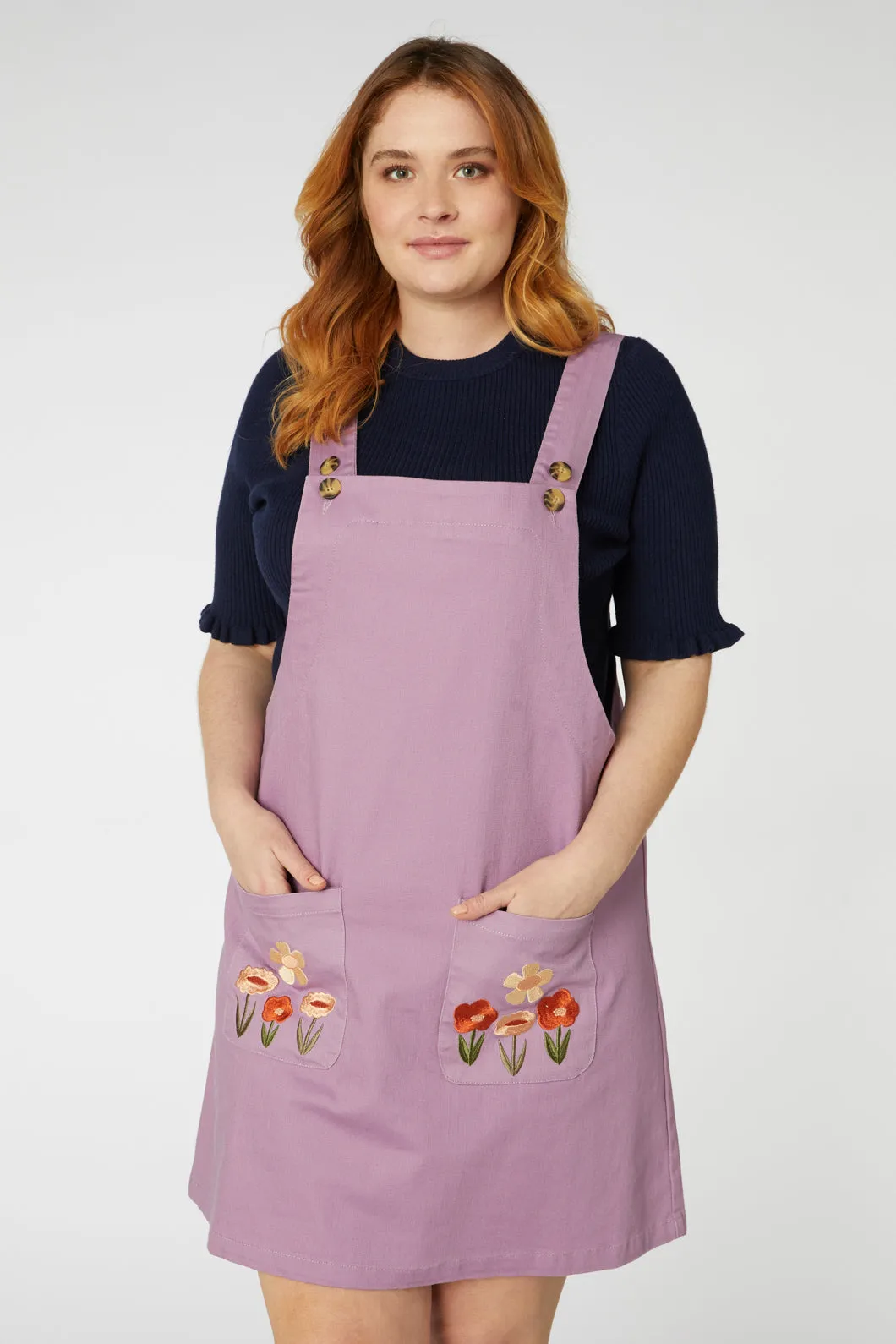 Enid Embroidered Pinny