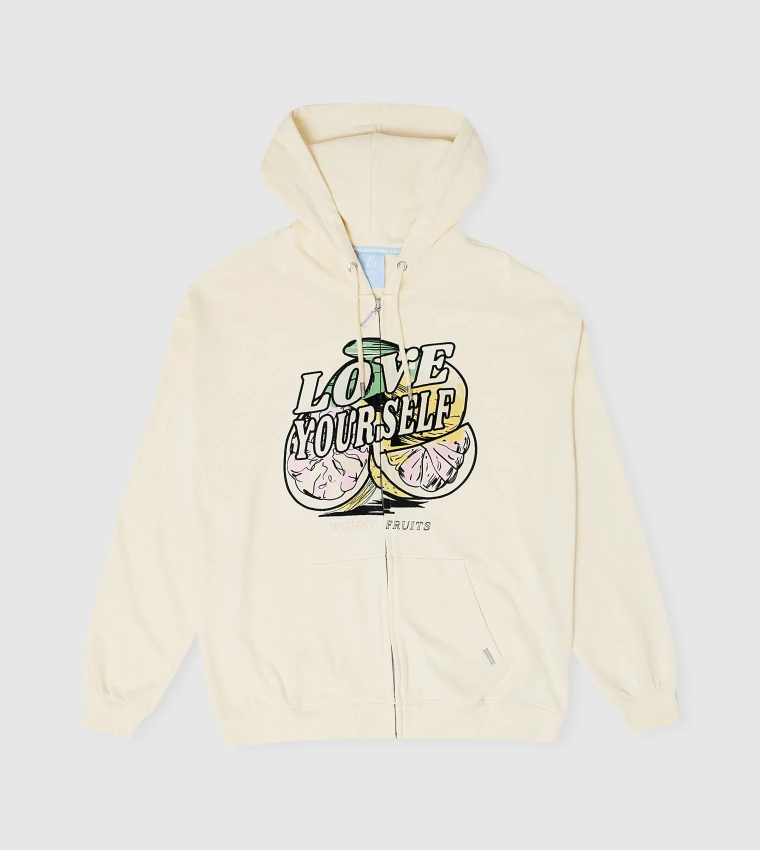 F5 Oversized Zip-Up Hoodie