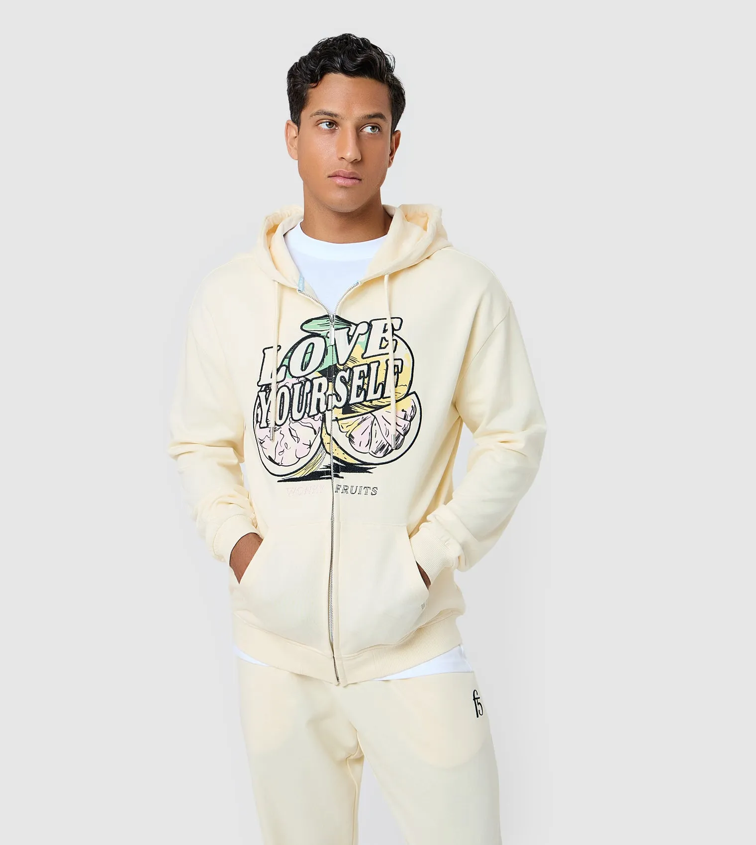 F5 Oversized Zip-Up Hoodie