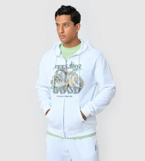 F5 Oversized Zip-Up Hoodie