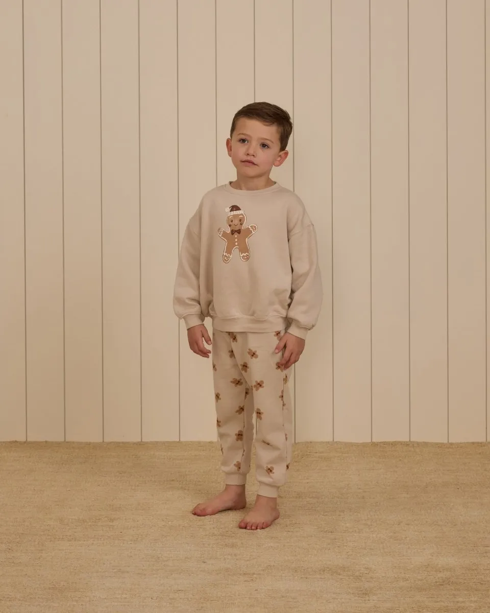 GINGERBREAD SWEATSHIRT AND SWEATPANTS SET