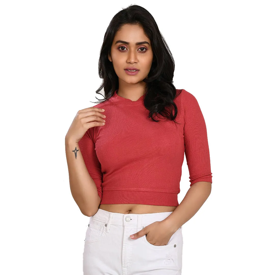 Hosiery Blouses - Elbow Sleeves