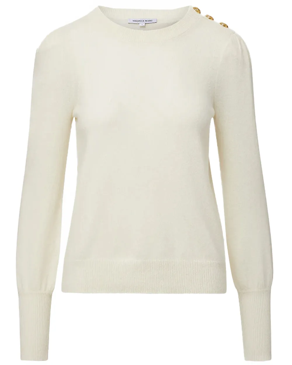 Ivory Cashmere Nelia Pullover