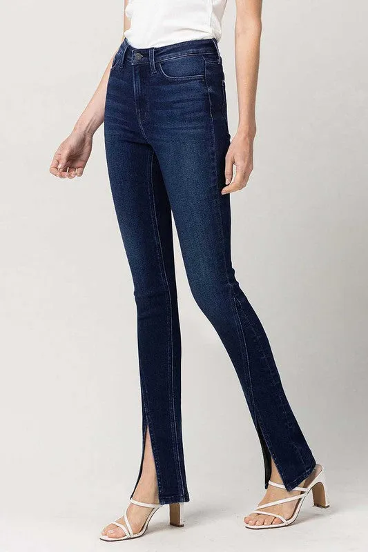 Jeans - "Flying Monkey" High Rise Slim Straight W/Slit