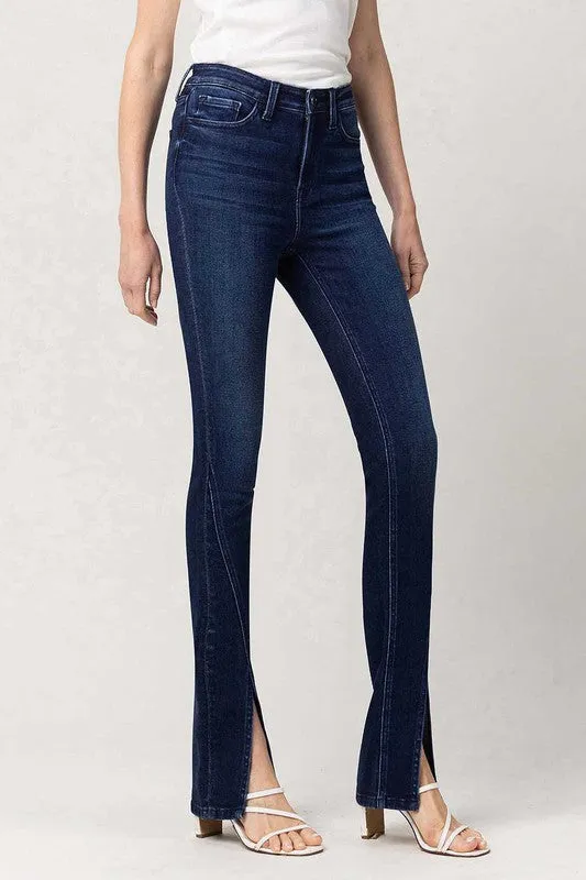 Jeans - "Flying Monkey" High Rise Slim Straight W/Slit