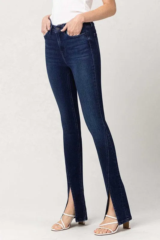 Jeans - "Flying Monkey" High Rise Slim Straight W/Slit