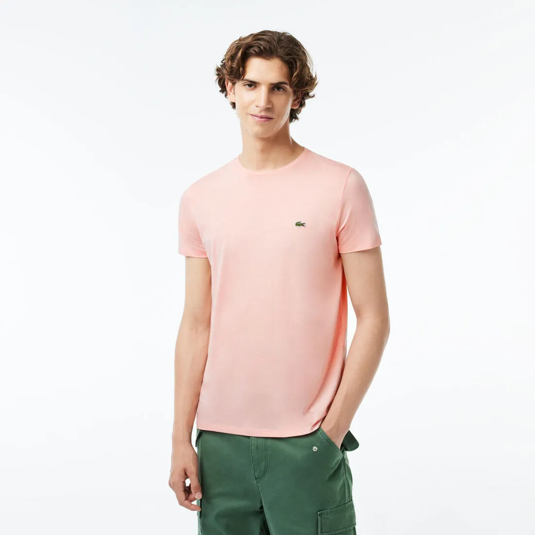 Lacoste Men's Crew Neck Pima Cotton Jersey T-Shirt