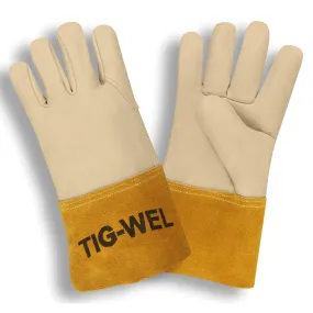 Leather Tig Welding Gloves, Bulk 12-Pack