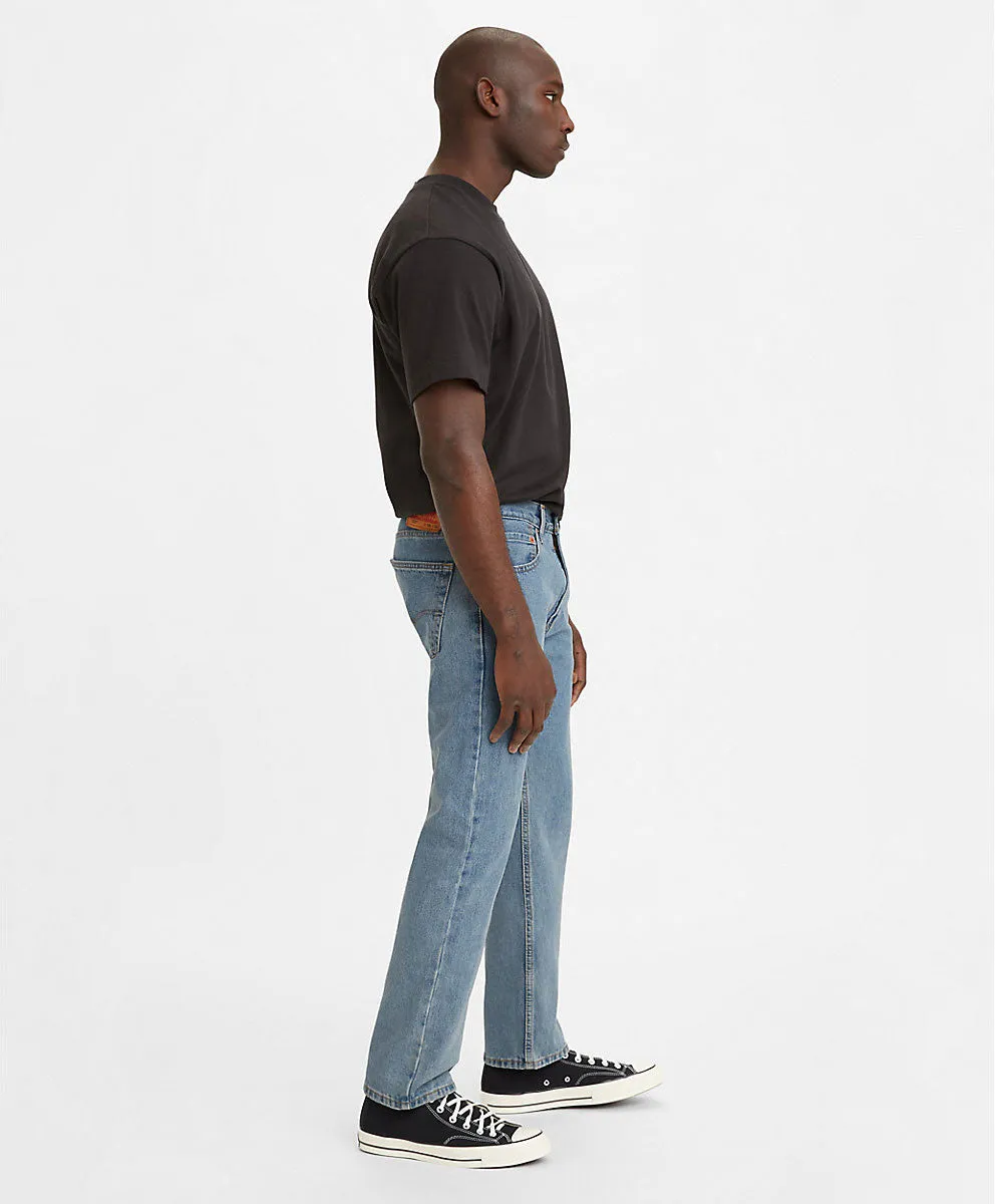 Levi’s Men's 505 Regular Fit Jeans - Light Stonewash