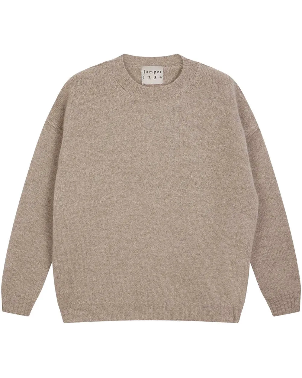 Light Brown Crew Neck Sweater