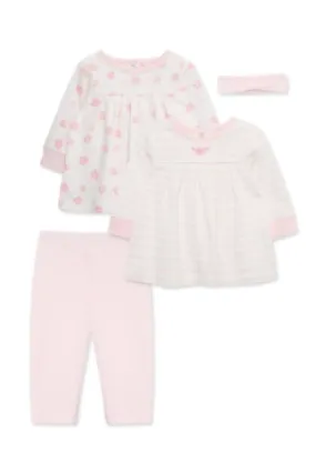 Little Me - Pink Petals 3 Piece Set