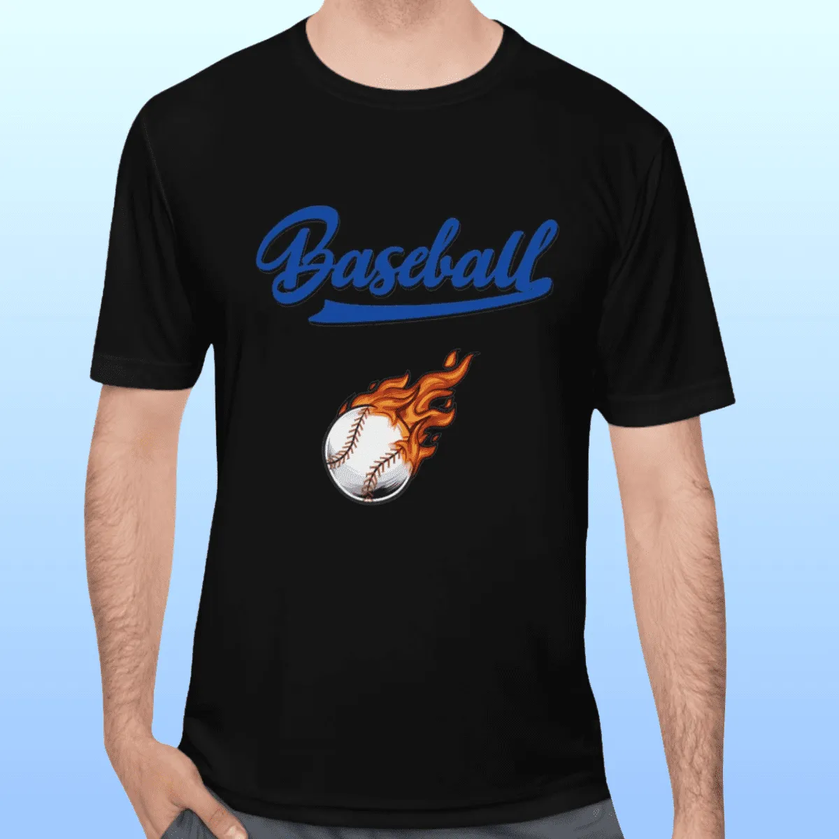 Men's Baseball Moisture Wicking Tee