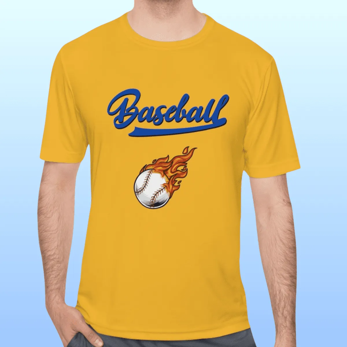 Men's Baseball Moisture Wicking Tee