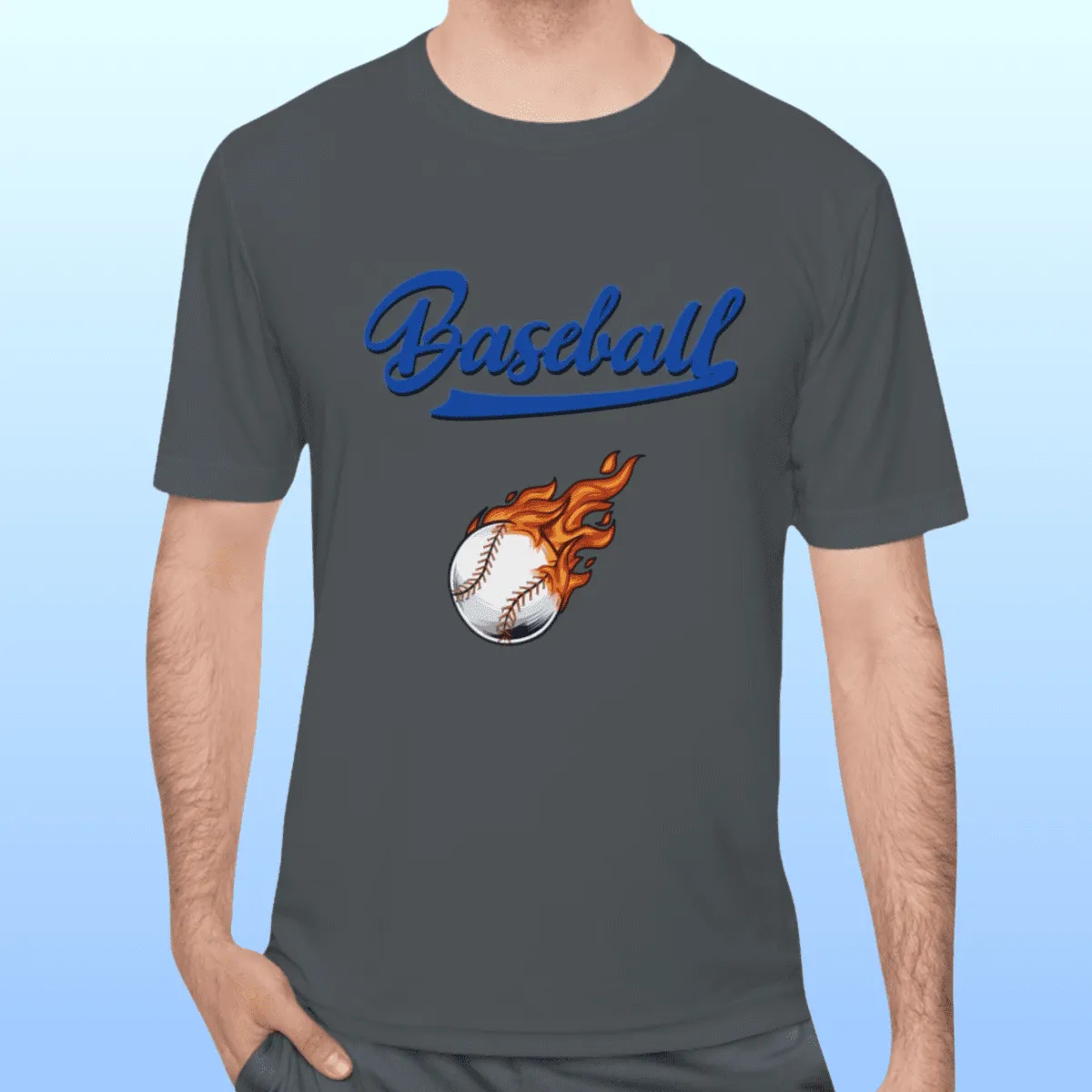 Men's Baseball Moisture Wicking Tee