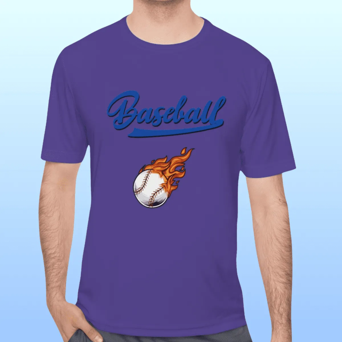 Men's Baseball Moisture Wicking Tee