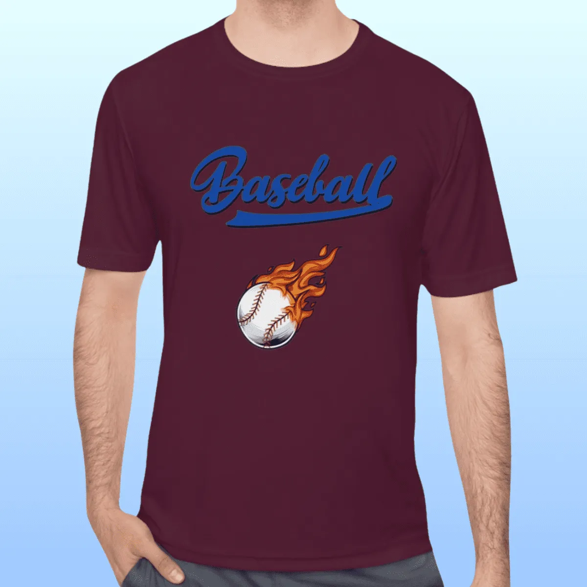 Men's Baseball Moisture Wicking Tee