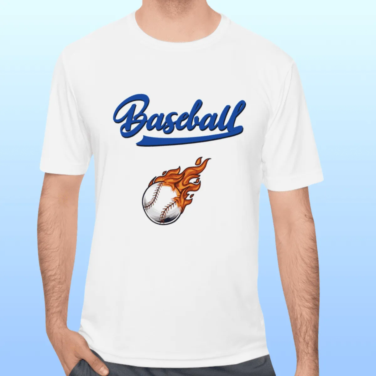 Men's Baseball Moisture Wicking Tee