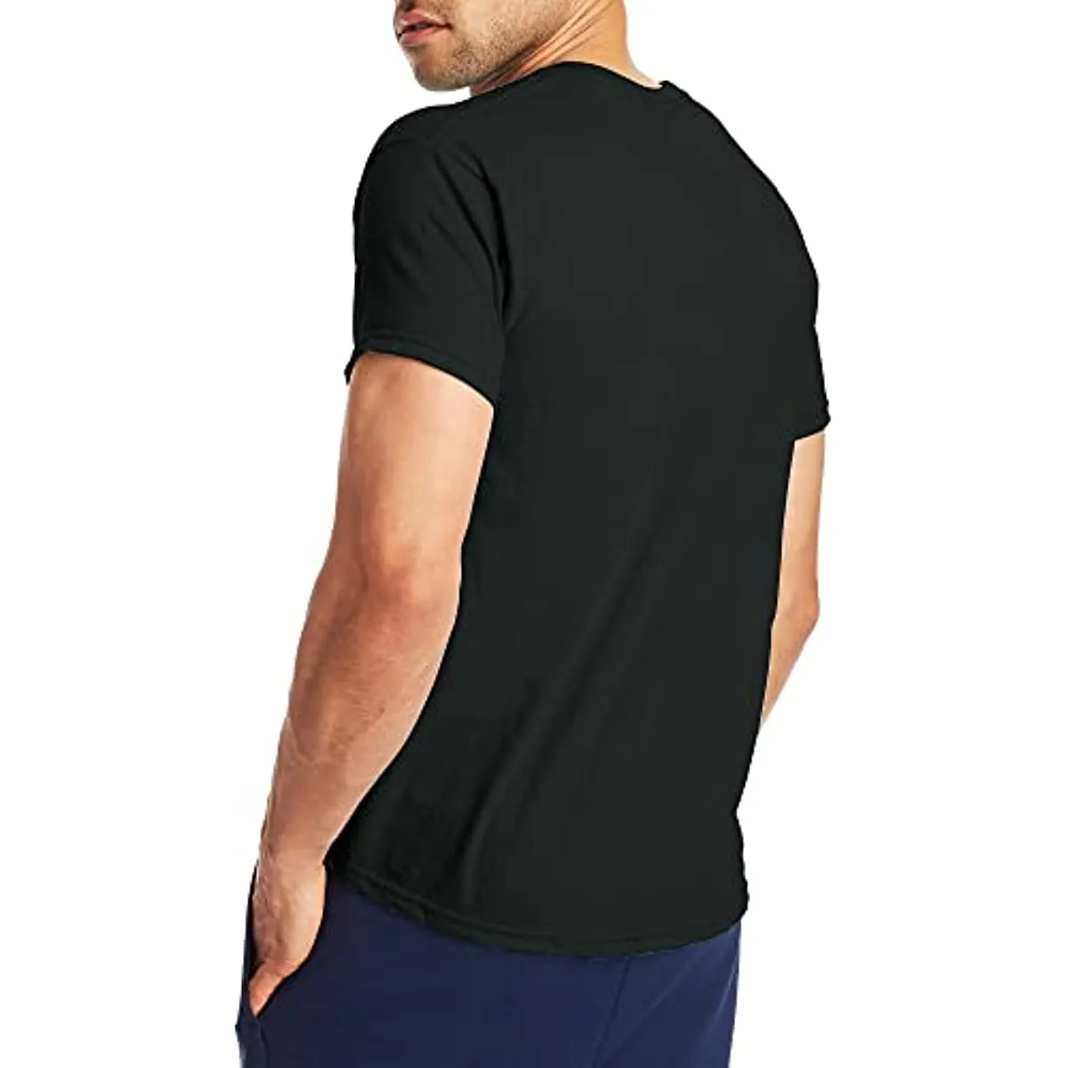 Men's Performance Moisture-Wicking Cotton Blend Tees 2-Pack