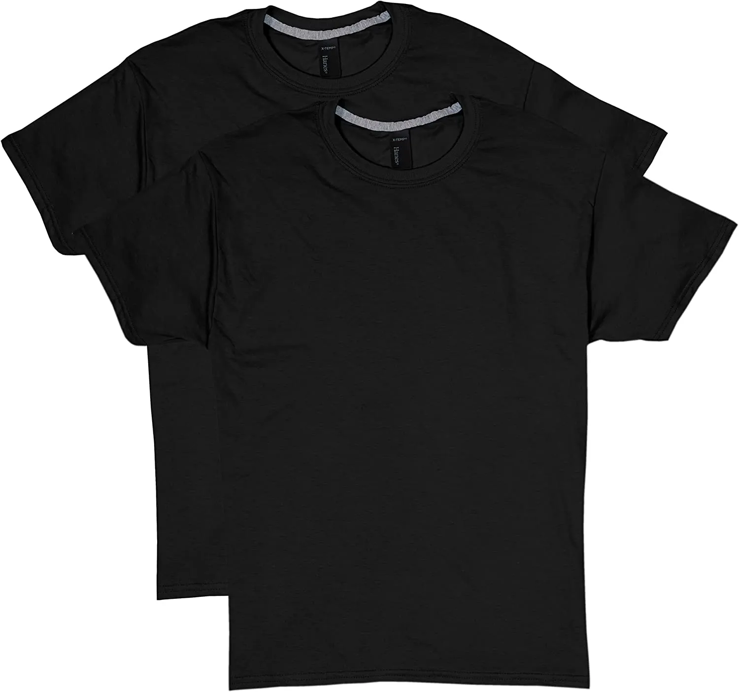 Men's Performance Moisture-Wicking Cotton Blend Tees 2-Pack