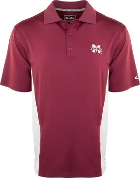 Mississippi State Performance Polo with Mesh Sides