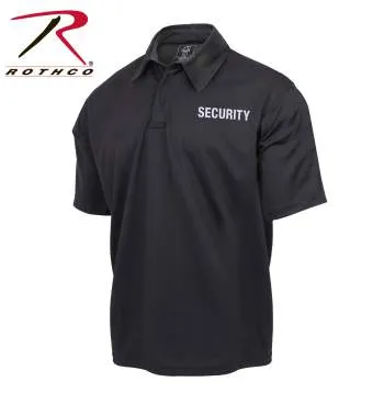 Moisture Wicking Security Polo Shirt