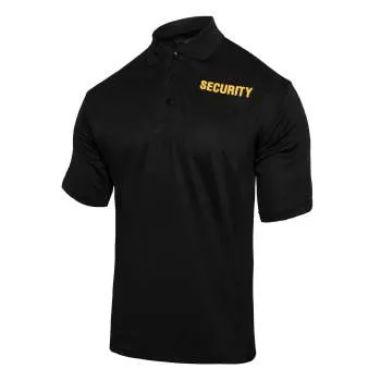 Moisture Wicking Security Polo Shirt