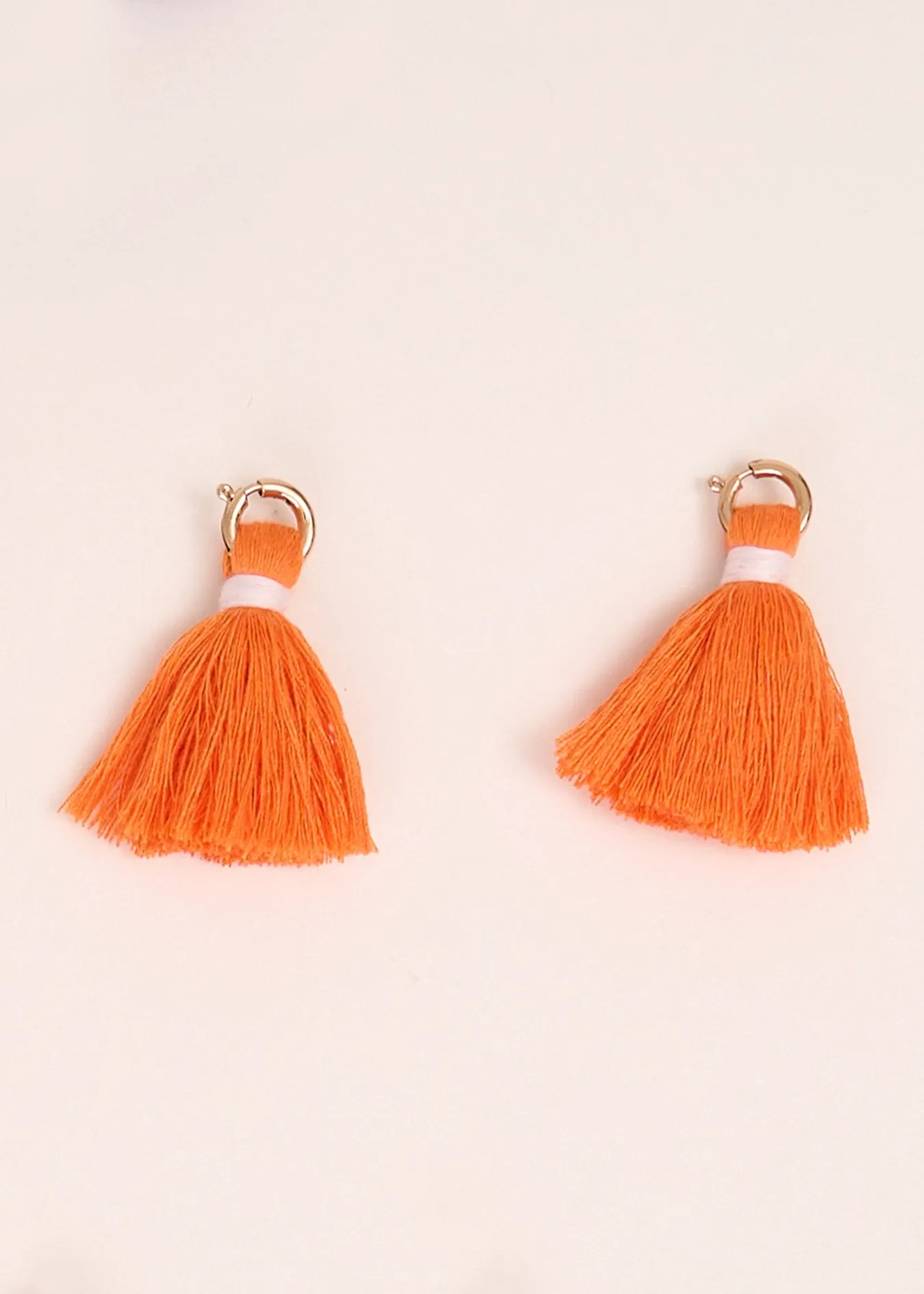 Orange Game Day Tassel Set