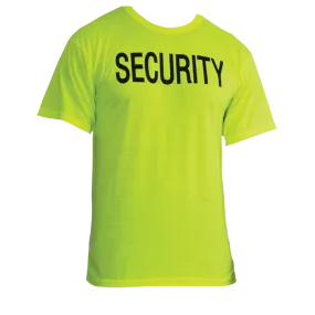 Rothco 2-Sided Security T-Shirt | Safety Green