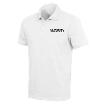 Rothco Moisture Wicking Security Polo Shirt | Black, White, Navy, Hi-Vis