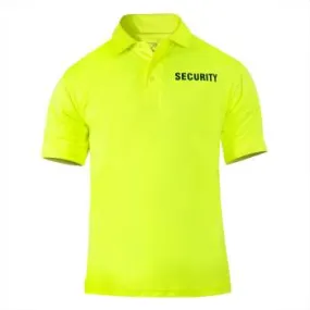 Rothco Moisture Wicking Security Polo Shirt | Black, White, Navy, Hi-Vis