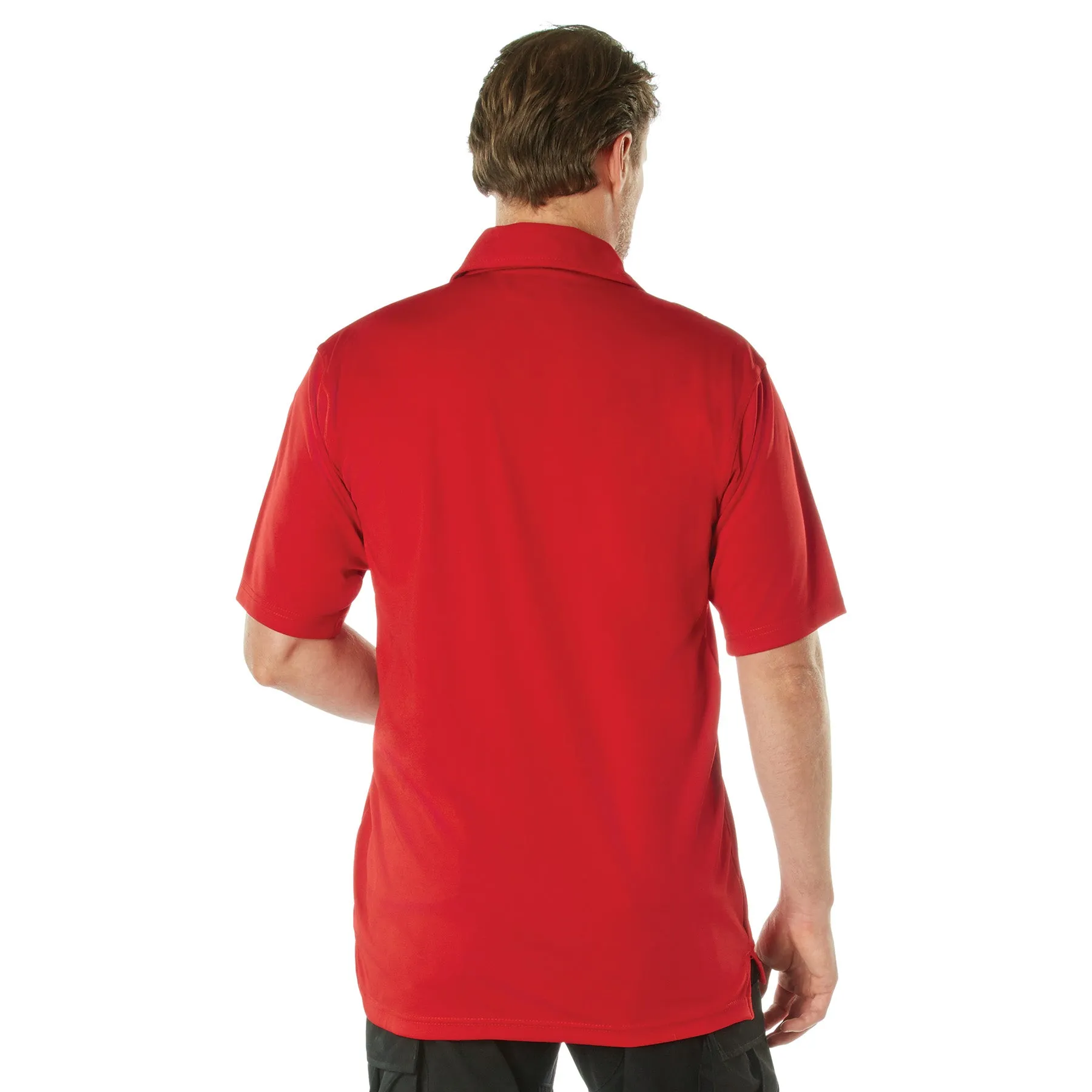 Rothco Moisture Wicking Security Polo Shirt / Red