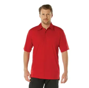 Rothco Moisture Wicking Security Polo Shirt / Red