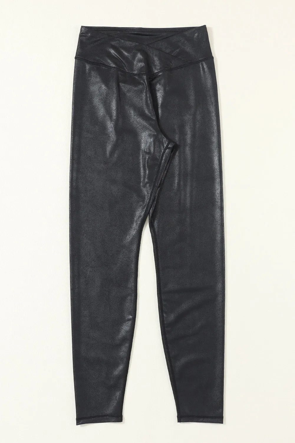 Stretchy Pleather Leggings