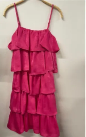 THE FUCHSIA TIERED DRESS