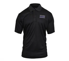 Thin Blue Line Moisture Wicking Polo