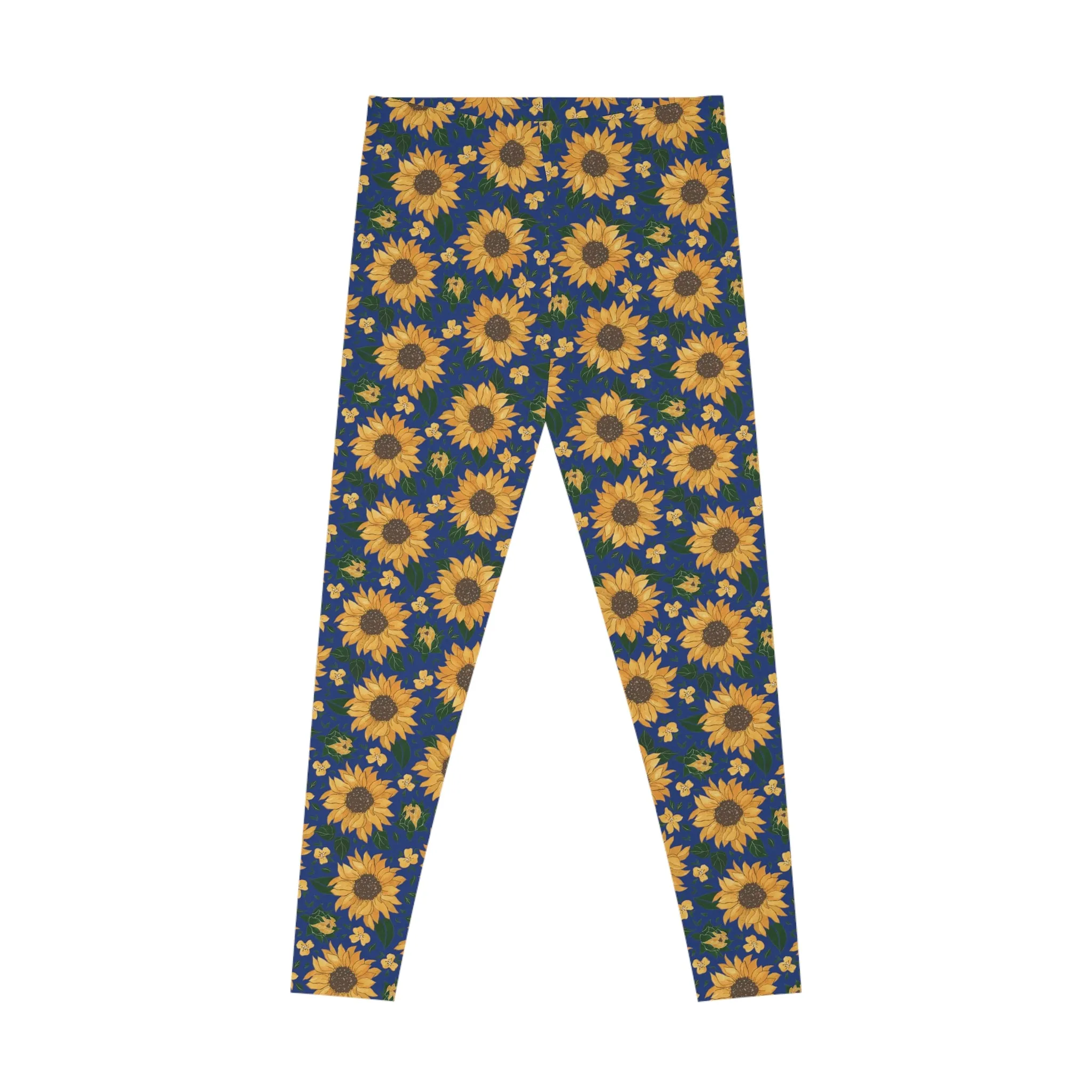 Vintage Sunflowers Stretchy Leggings