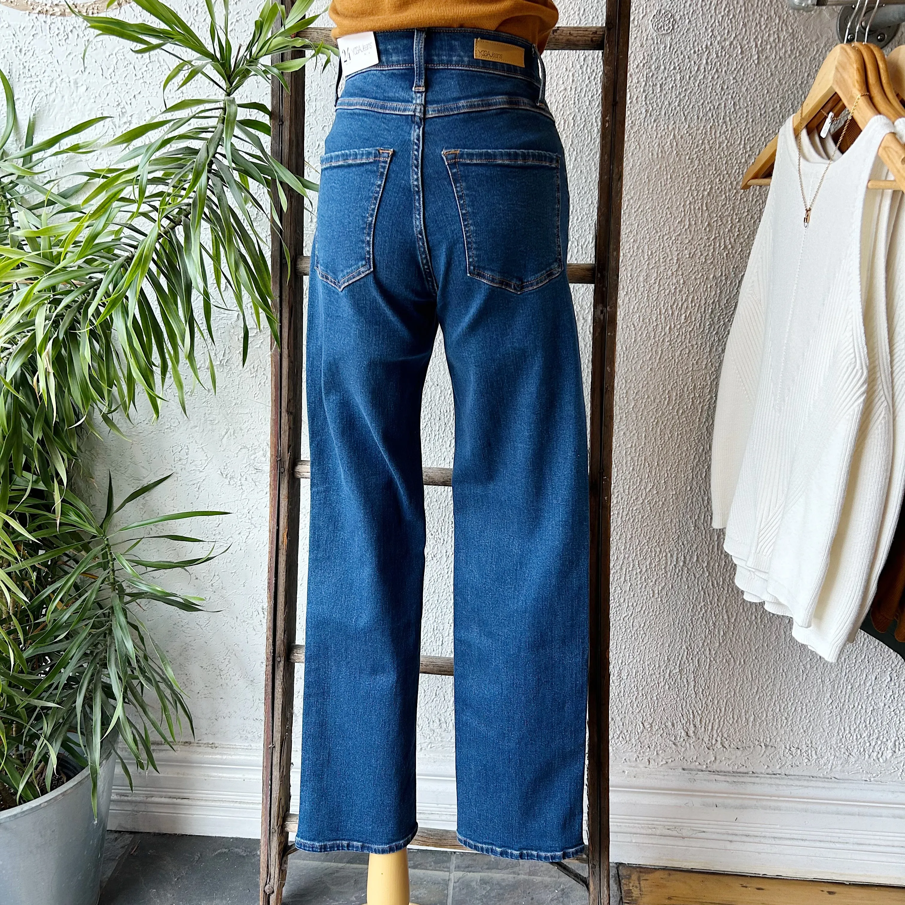 Yoga Jeans // High Rise Straight Heritage Blue